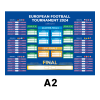 European Football Tournament 2024 Wallchart in A2